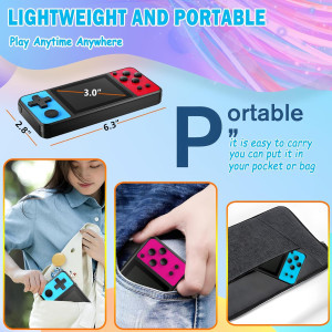 Beico 32-Bit Kids Handheld Game Console with 139 Preloaded Games, 3 IPS Screen