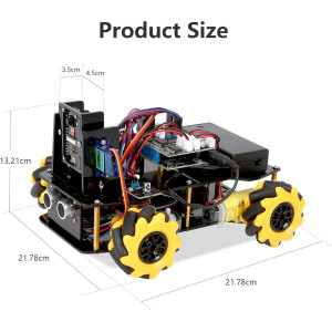 Robotics Kit with 3MP Camera for Kids 8-16 | Arduino & Scratch STEM Toy