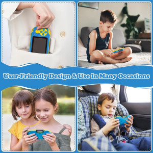 Console de jeux 16 bit portable 230 jeux HD intégrés - Bleu