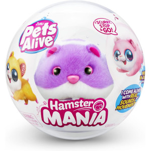 Pets Alive Hamstermania ZURU Hamster Violet – Jouet interactif