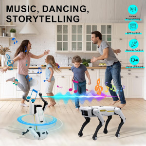 Jaming Smart Robot Dog Toy – AI Voice, Bluetooth & App Control Gift