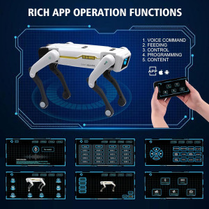 Robot Chien Intelligent Télécommandé Bluetooth pour Enfants
