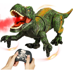 Dino Télécommandé Enfant 3-7 ans - Jouet RC Lumière & Son