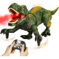 Relive the age of giants with this animated T-Rex, fossil remote & built-in demo shows