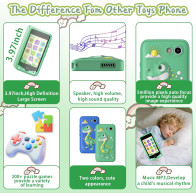 Kids Smartphone Toy for Girls 3-12 | Touch Screen, MP3, Dual Camera