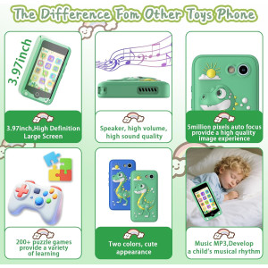 Smartphone Jouet Fille 3.97 Écran Tactile Cadeau 3-12 ans