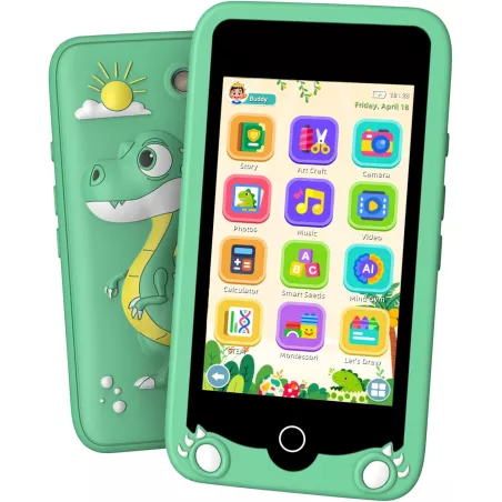 Apprendre en jouant avec ce smartphone robuste, ludique, protégé et rempli de jeux pour enfants curieux