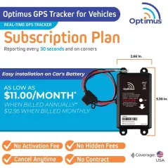 Optimus GPS Filiaire pour Véhicules - Installation Facile & Abordable