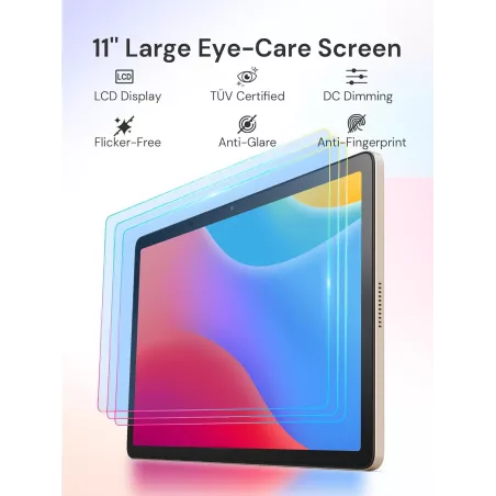 Tablette Genius Tutor : IA intelligente, contrôle parental, contenus riches pour un apprentissage ludique sûr