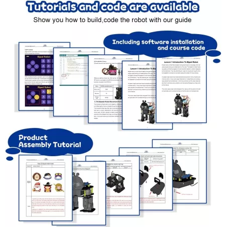 ACEBOTT STEM bipède : programmation ludique, mouvements personnalisables, idéal débutants et passionnés de robotique