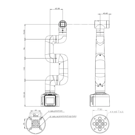 myCobot 280 : contrôle joystick, programmation visuelle & servo moteurs pour une expérience robotique unique