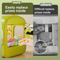 64 PCS Kids Dinosaur Claw Machine Toy with Sound & Lights - Perfect Gift