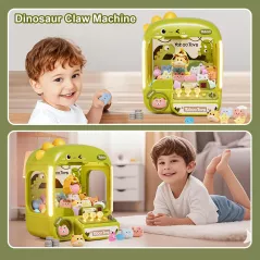 Machine à Griffe Dino 64 PCS Jouet Lumières Sons Enfants