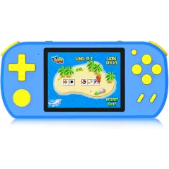 Console Portable Enfants 218 Jeux Rétro Préinstallés Bleu