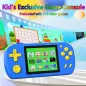 Mini console rétro éducative : 218 jeux, batterie rechargeable et format de poche