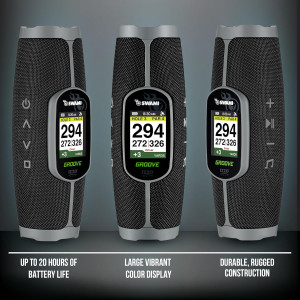 Izzo Golf Swami Groove GPS Speaker – No App or Subscription Needed