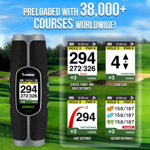 Izzo Golf Swami Groove GPS Speaker – No App or Subscription Needed