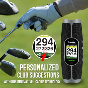 Izzo Golf Swami Groove GPS Speaker – No App or Subscription Needed