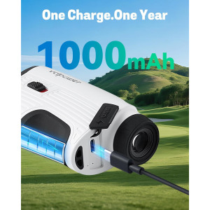 Golf Rangefinder with Slope & 1200 Yards Laser – Waterproof & Rechargeable