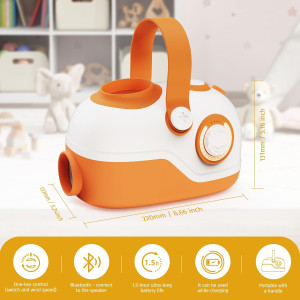 Air-Powered STEM Toys with Bluetooth & Rechargeable Play for Kids 3+