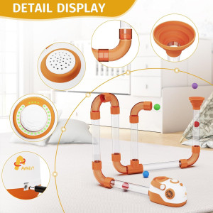 Air-Powered STEM Toys with Bluetooth & Rechargeable Play for Kids 3+