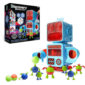 Discovery DIY Prize-Pod Robot Kit – 52-Piece STEM Vending Machine Toy