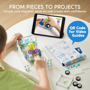 Klever Kits 36-in-1 STEM Robotics Kit for Kids Ages 8-13 | Educational Toy