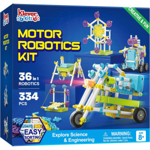 Klever Kits 36-in-1 STEM Robotics Kit for Kids Ages 8-13 | Educational Toy