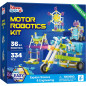 36-in-1 robotics: racing cars, walking bots, smart tray, tutorials, team play—STEM fun for young inventors!