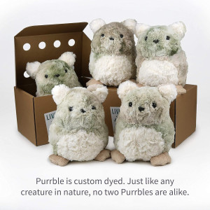 Purrble Companion: Calming Plush Toy with Heartbeat & Soothing Purr