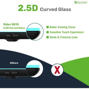Bryton Rider S810 GPS Bike Computer - 3.5 Touchscreen, 50H Battery