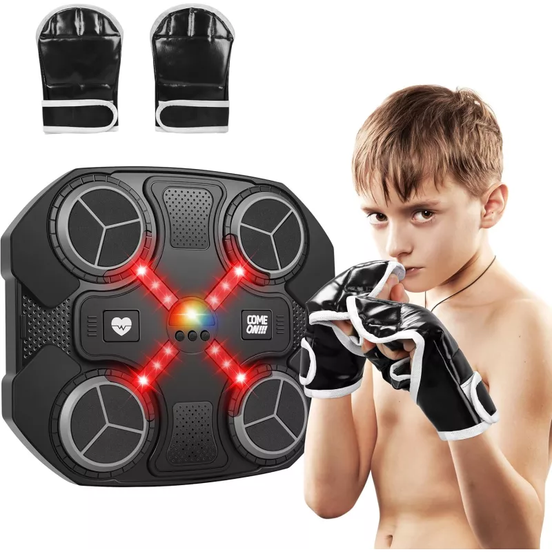 Wall-Mounted Bluetooth Music Boxing Machine Toy for Kids Ages 3-12+
