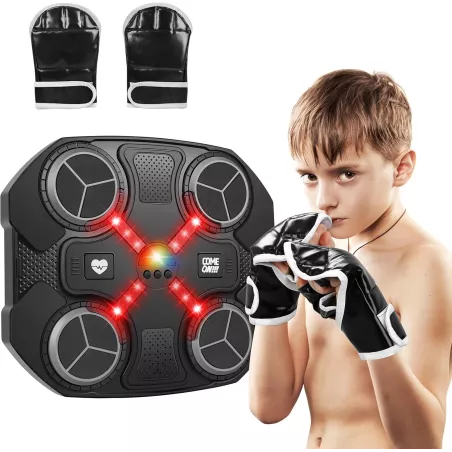 Machine de Boxe Musicale Murale Bluetooth pour Enfants Kids