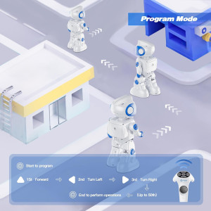 Contixo R10A Smart RC Robot Toy – Gesture Control & Programmable Actions