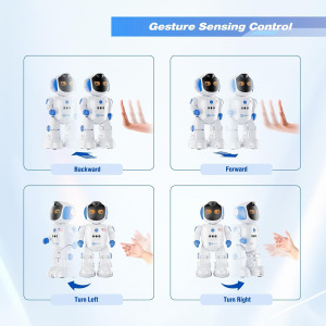 Contixo R10A Smart RC Robot Toy – Gesture Control & Programmable Actions