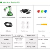 MaxArm : Devenez l’ingénieur de demain ! Bras robotique intelligent.Imaginez, programmez et expérimentez sans limites !
