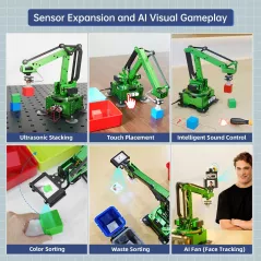 Bras Robotique MaxArm Arduino ESP32 WiFi Bluetooth STEM