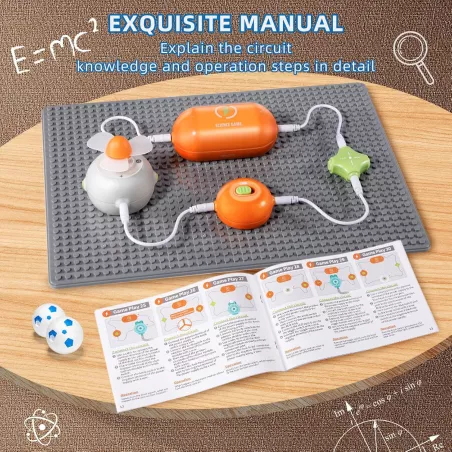 Éveillez votre curiosité ! 64 expériences faciles avec lumières et ventilateur, sans soudure
