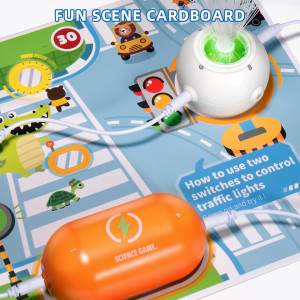 Kit Circuits STEM Enfants 3-12 ans - 64 Projets, Sans Soudure