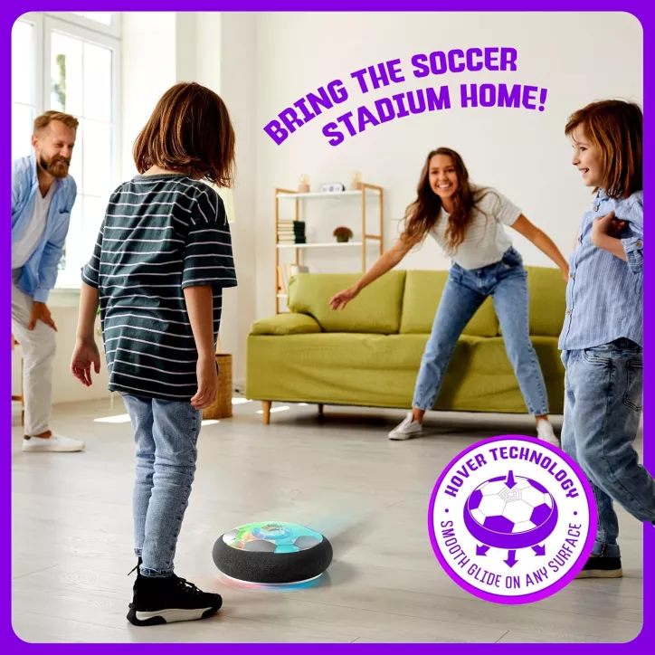 Le ballon de foot qui flotte et s’illumine : Ninja Blast, plaisir sûr à la maison, rechargeable et fun pour tous !