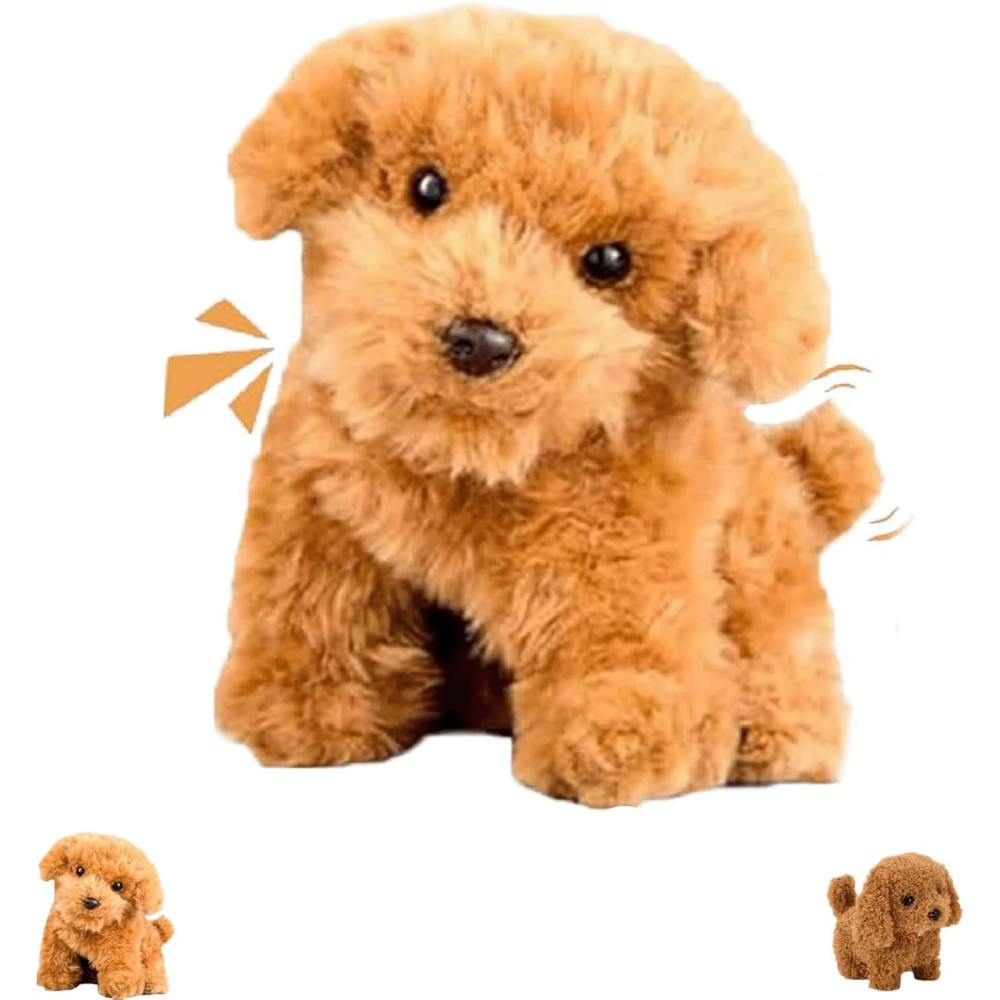 Chiot Robot Réaliste 2025 - Chien AI Marchant & Aboyant