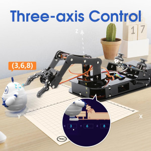 Kit Robot Bras Robotique 4 DOF ESP32 pour Enfants & Adultes