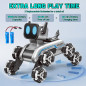 Play, dance & explore with this all-terrain robot dog with 10 programmable actions