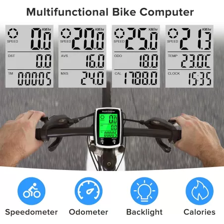 Hilceriy : compteur vélo précis et étanche, votre compagnon idéal pour chaque sortie, jour et nuit