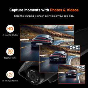 SVBONY SVGo C1 4K Cycling Camera 30FPS, 20MP, GPS, EIS Stabilization