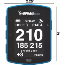 Swami KISS 2.0 Blue Handheld Golf GPS Rangefinder with Magnets
