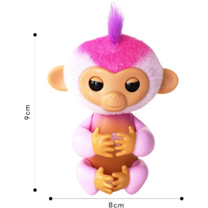 2023 Interactive Baby Monkey Toy – 70+ Sounds & Reactions | Harmony Pink