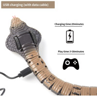 Remote in hand, unleash the king snake for jaw-dropping, realistic prank fun