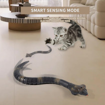 Serpent Télécommandé Réaliste Cobra Jouet Chat Sensoriel