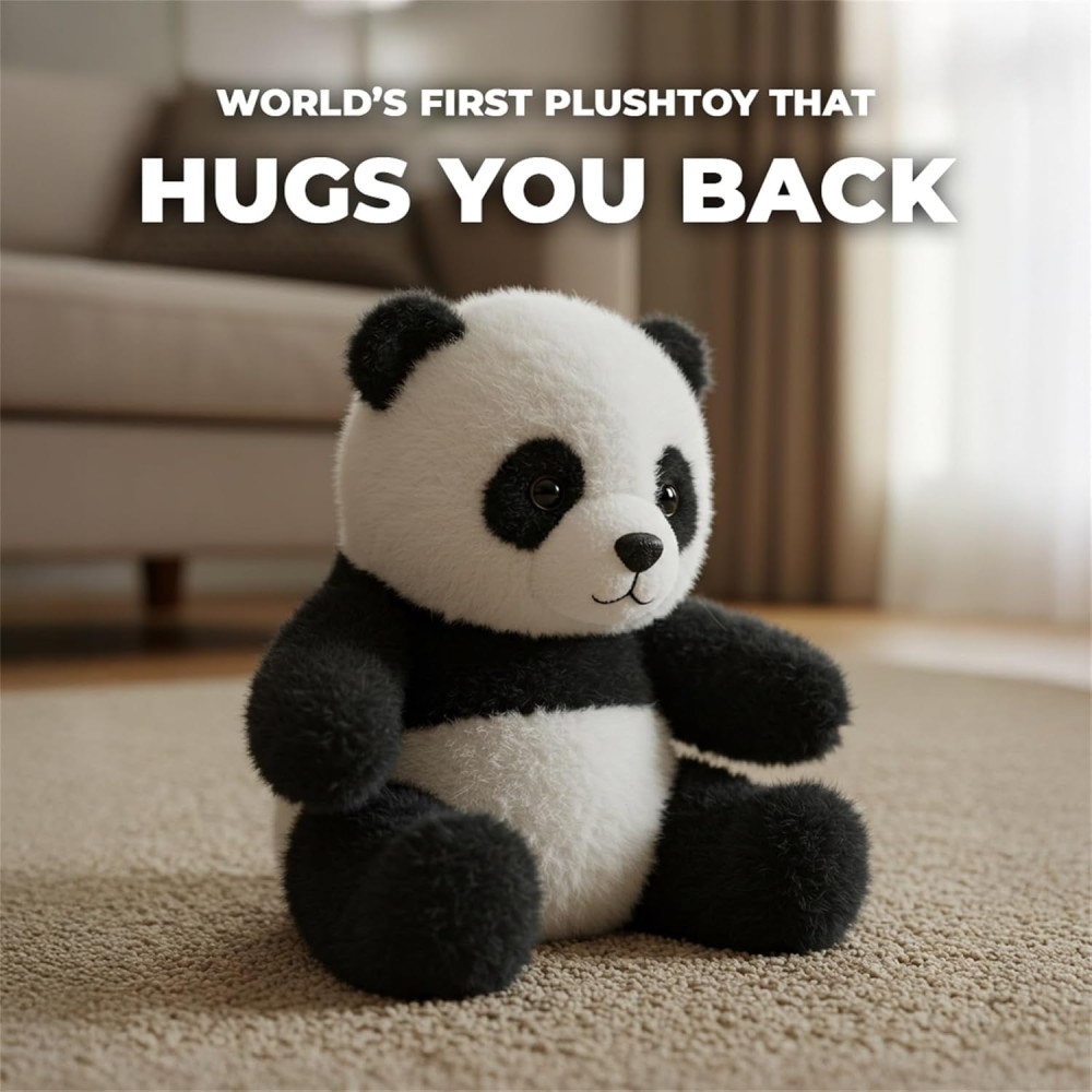 Koaly Plush Panda - Emotional Support Hug Buddy for Anxiety & Stress Relief